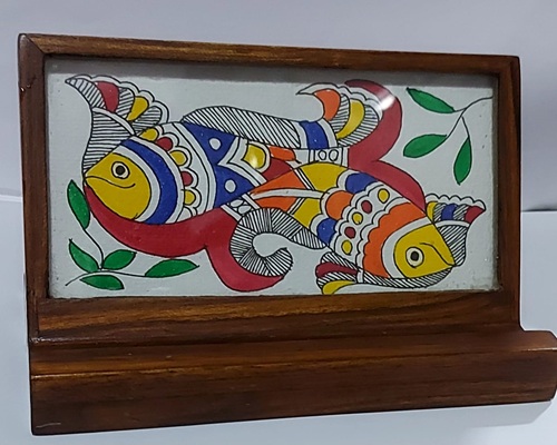 Mithila Art Cell Phone Holder Tree of Life Design
