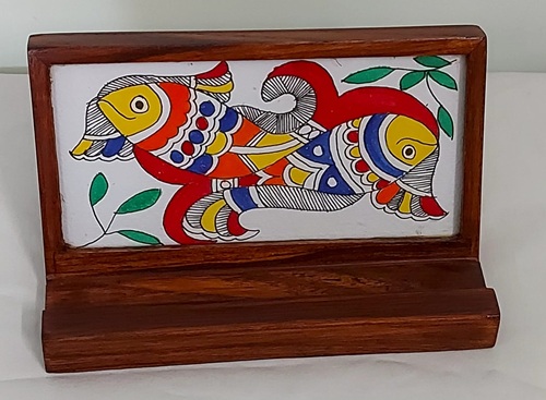 Mithila Art Cell Phone Holder Tree of Life Design - Image 4