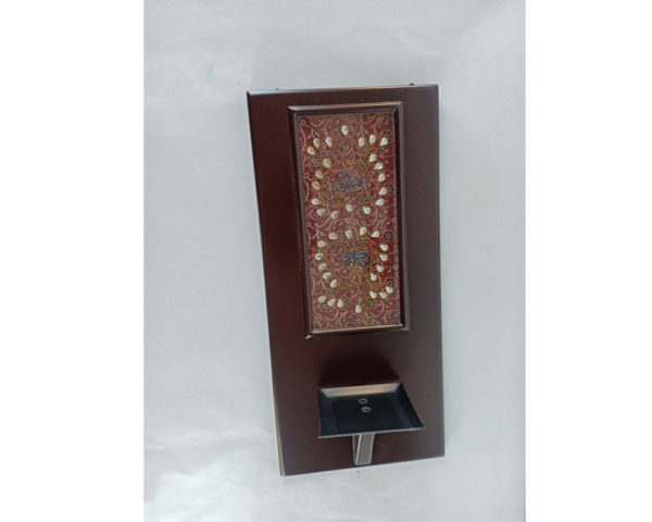 Kundan Zardozi Work Wall Sconce - Image 2