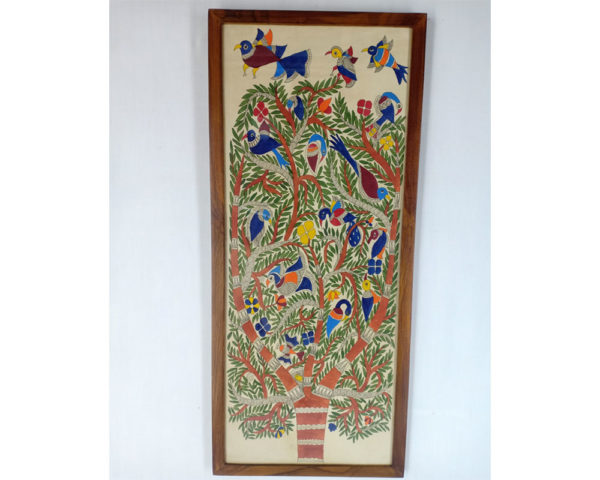 Mithila Art Wall Panel Large Tree of Life