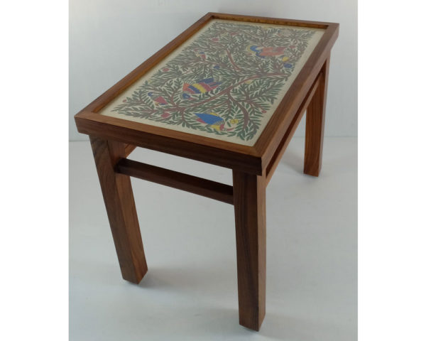 Mithila Art Side Table Rectangle - Image 2