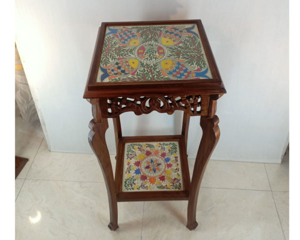 Mithila Art Tall Table - Image 2