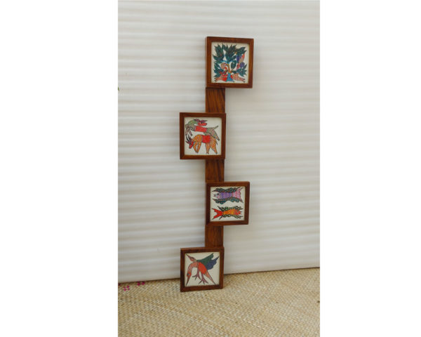 Gond Tribal Art - Wall Panel Vertical