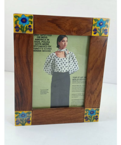 Hand-made Tile Work – Photo Frame Cum Key Box