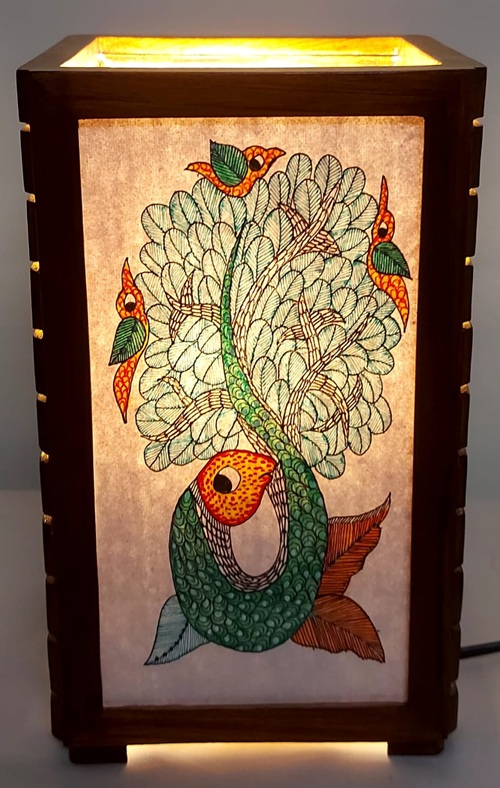Gond Art Table Lamp - Image 2
