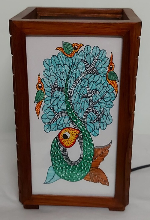 Gond Art Table Lamp - Image 3