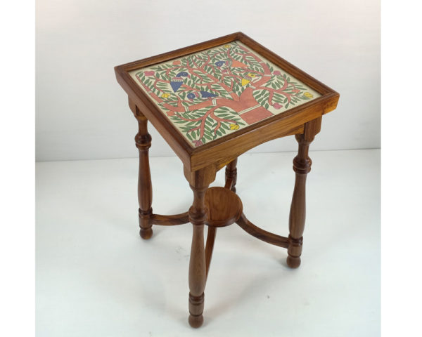 Mithila Art Side Table Small