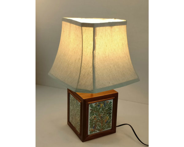 Mithila Art Table Lamp With Shade