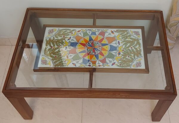 Mithila Art Center Table - Image 3